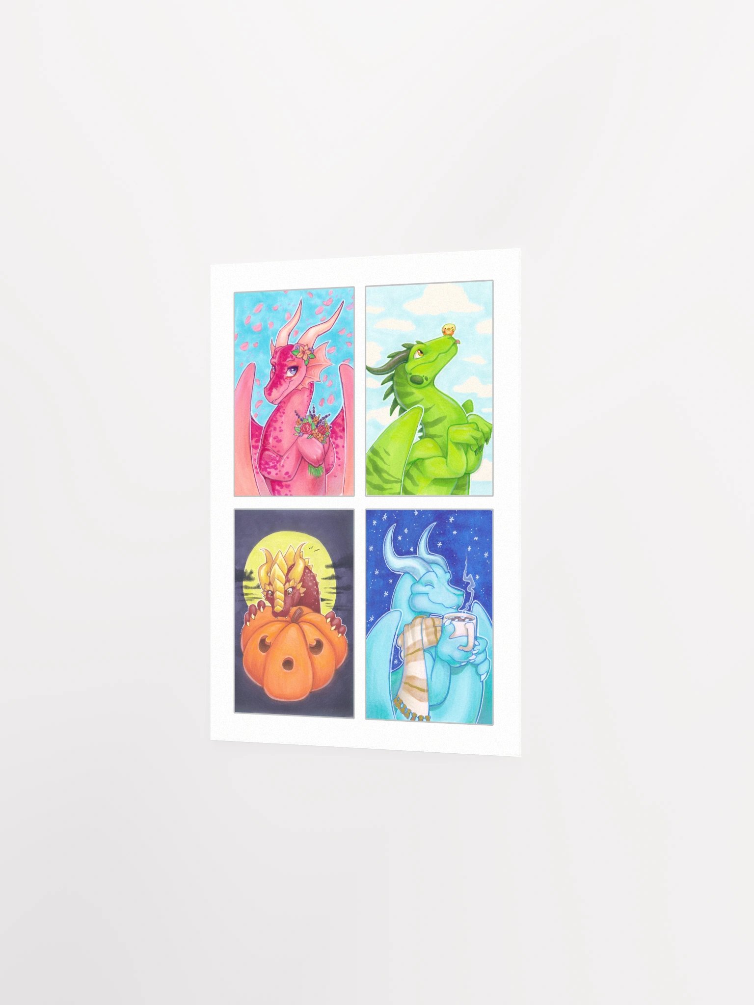 "Four Seasons of Dragon" Print product image (4)