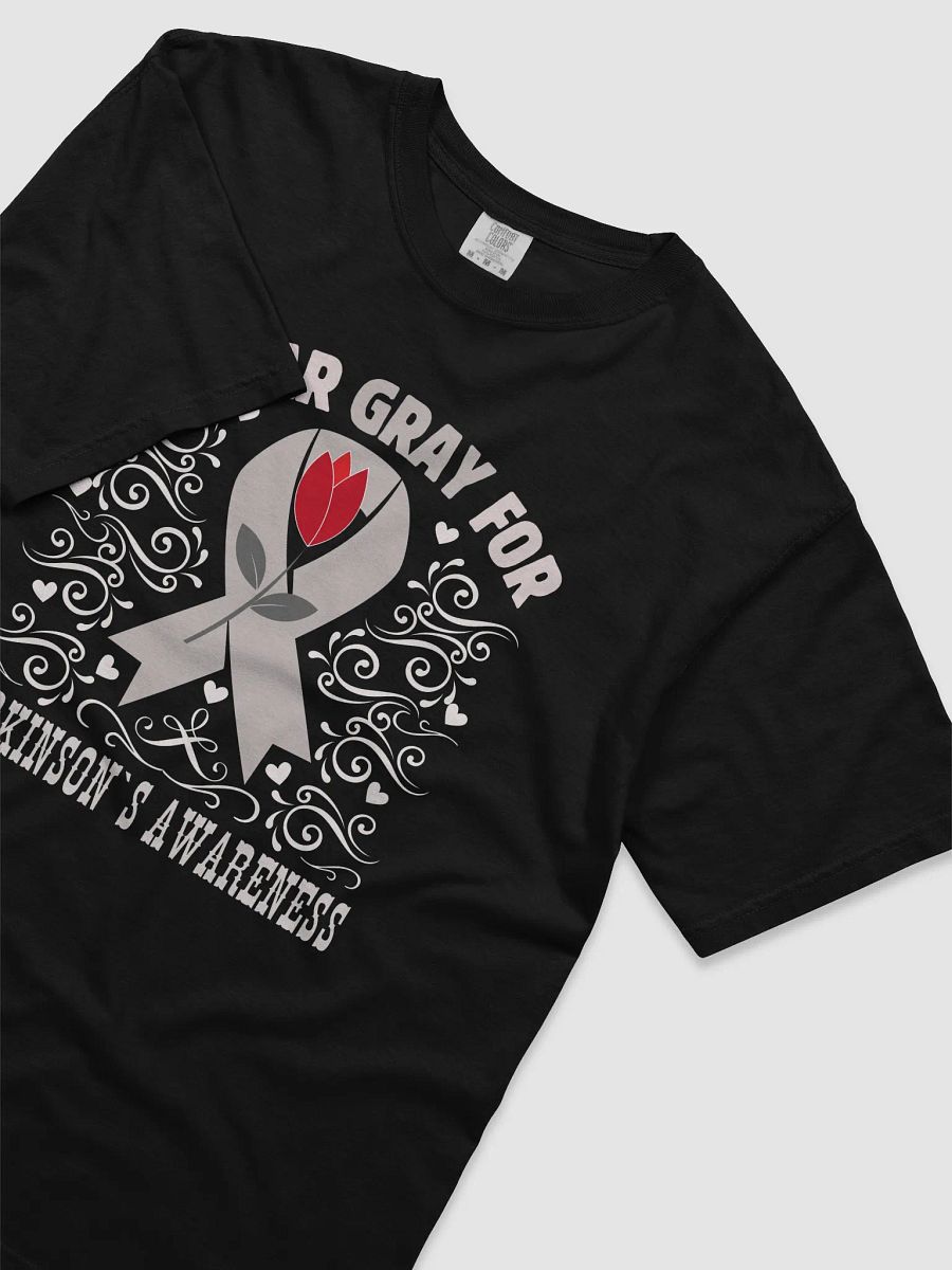 I Wear Gray For Parkinson Awareness, Flourish Comfort Colors T-shirt product image (3)