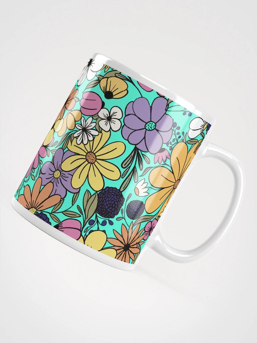 Flower Power Aqua Mug product image (8)