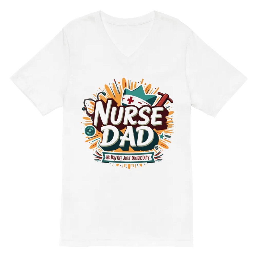Nurse Dad Double Duty V-Neck Tee product image (2)