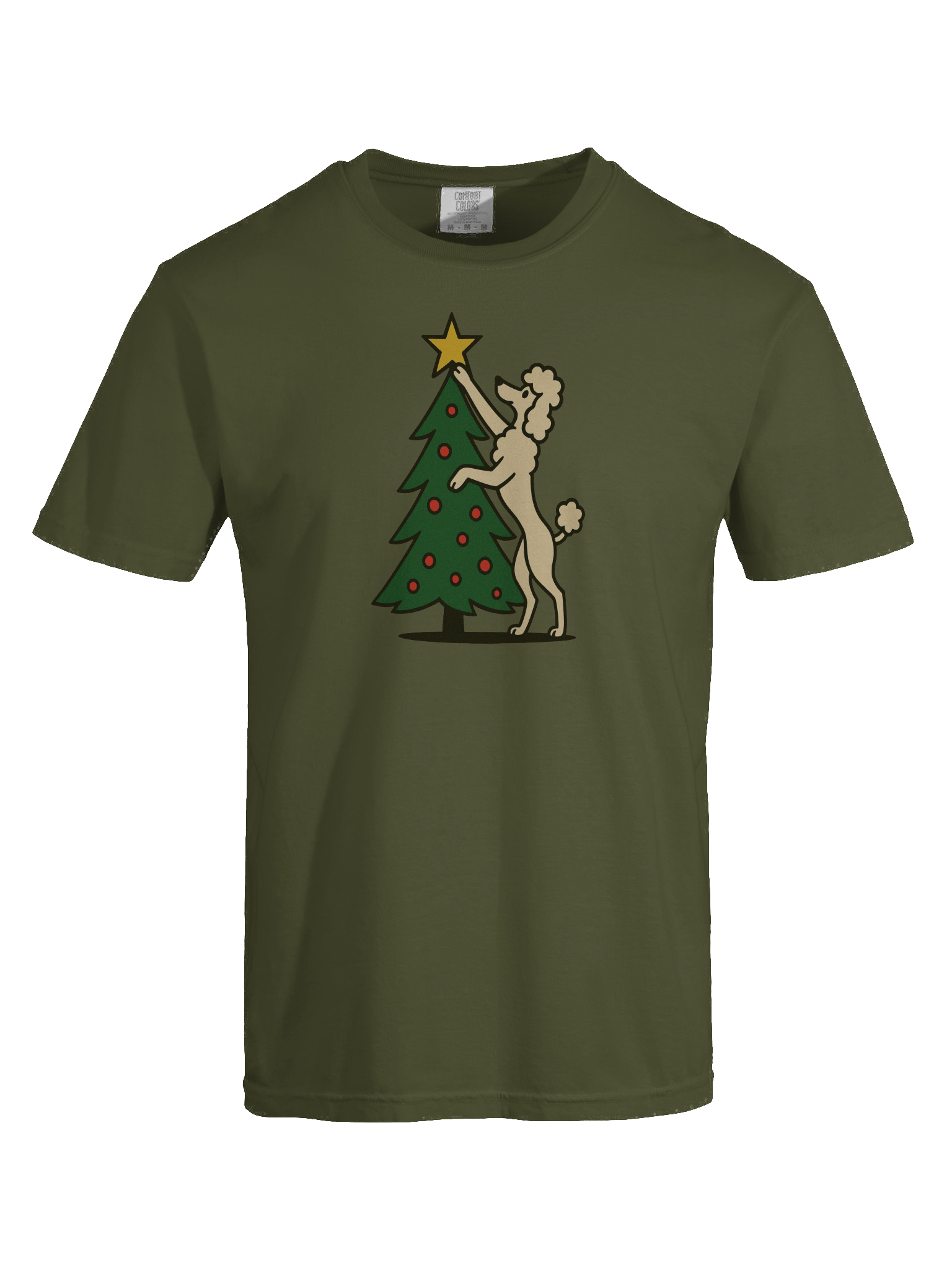 Poodle Christmas T-Shirt product image (7)