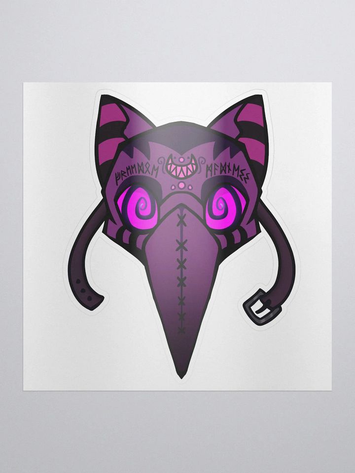 Cult of the Grinner Mask Sticker product image (1)