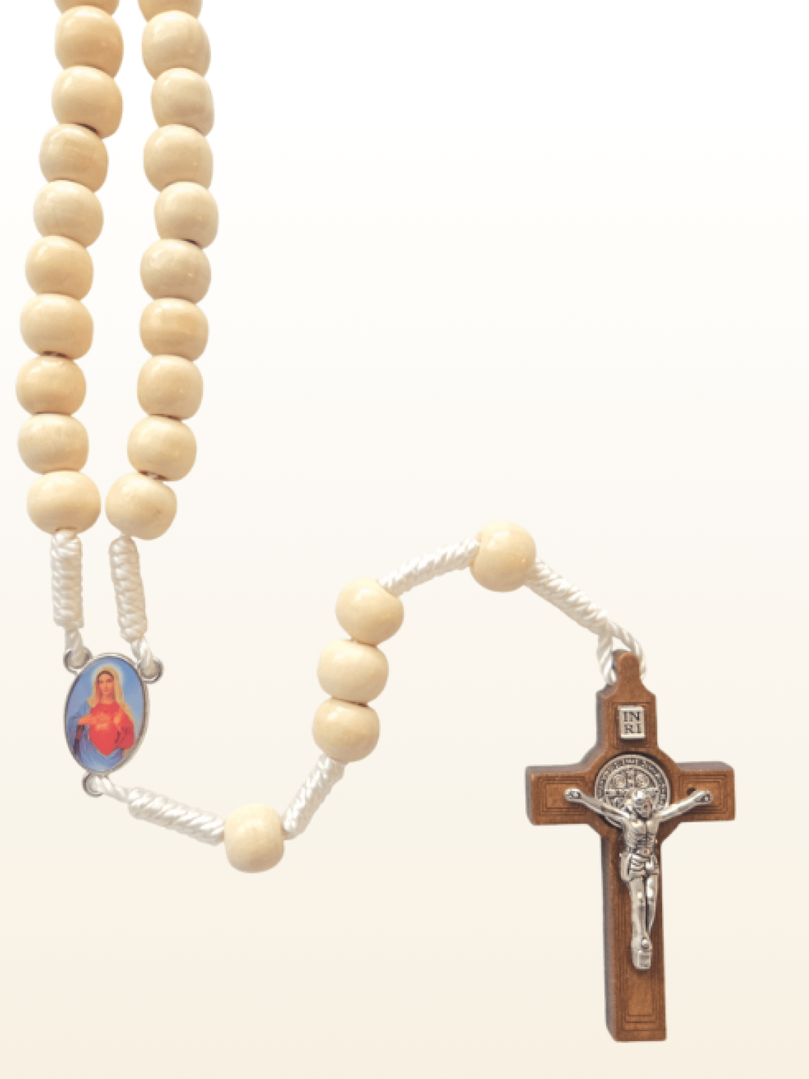 Immaculate Heart Rosary with St. Benedict Crucifix product image (1)