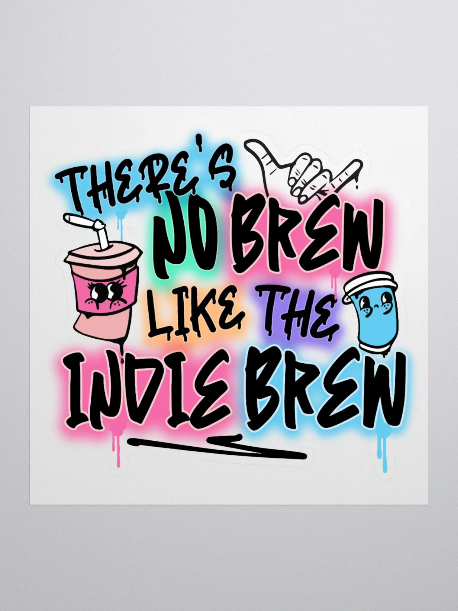 There's no brew like The Indie Brew - Sticker product image (1)
