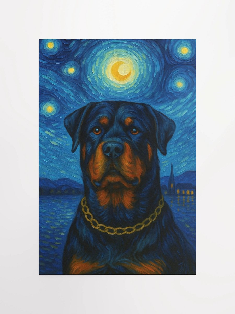 Starry Night Rottweiler Poster product image (12)