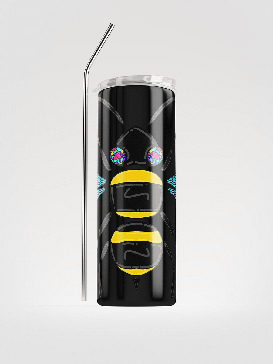 Glass Bee Stainless Steel Tumbler Cup W/Straw product image (2)
