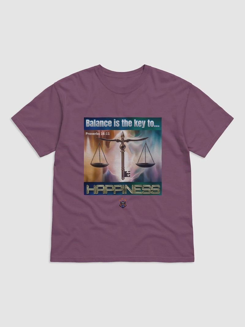 Balance is the key to happiness