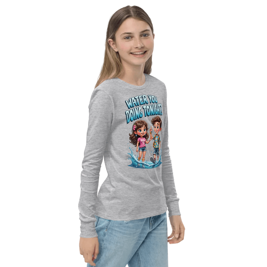 Splash of Fun Youth Long Sleeve Tee product image (23)