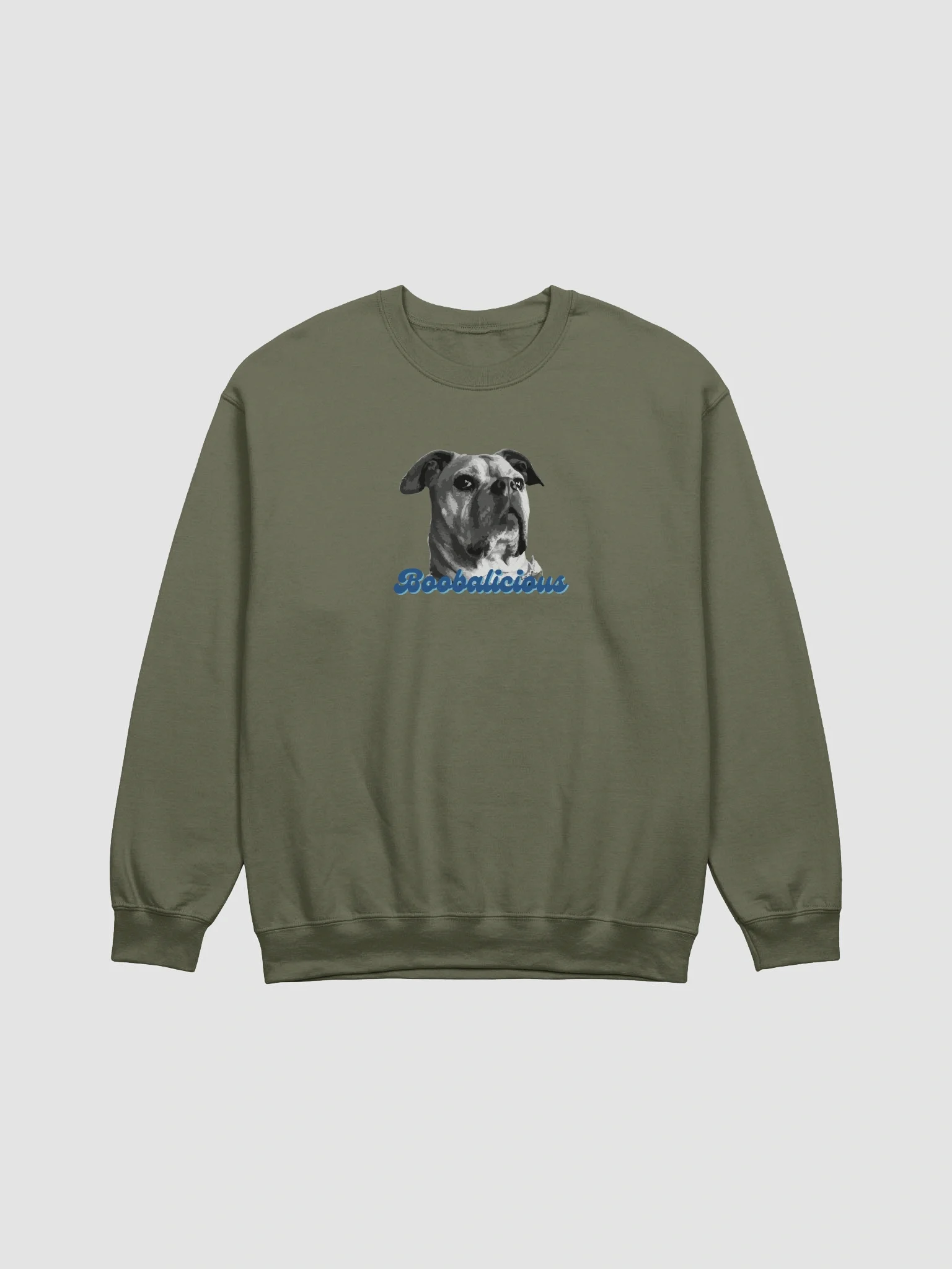 Boobalicious Illustrated Boo Crewneck Sweatshirt product image (4)