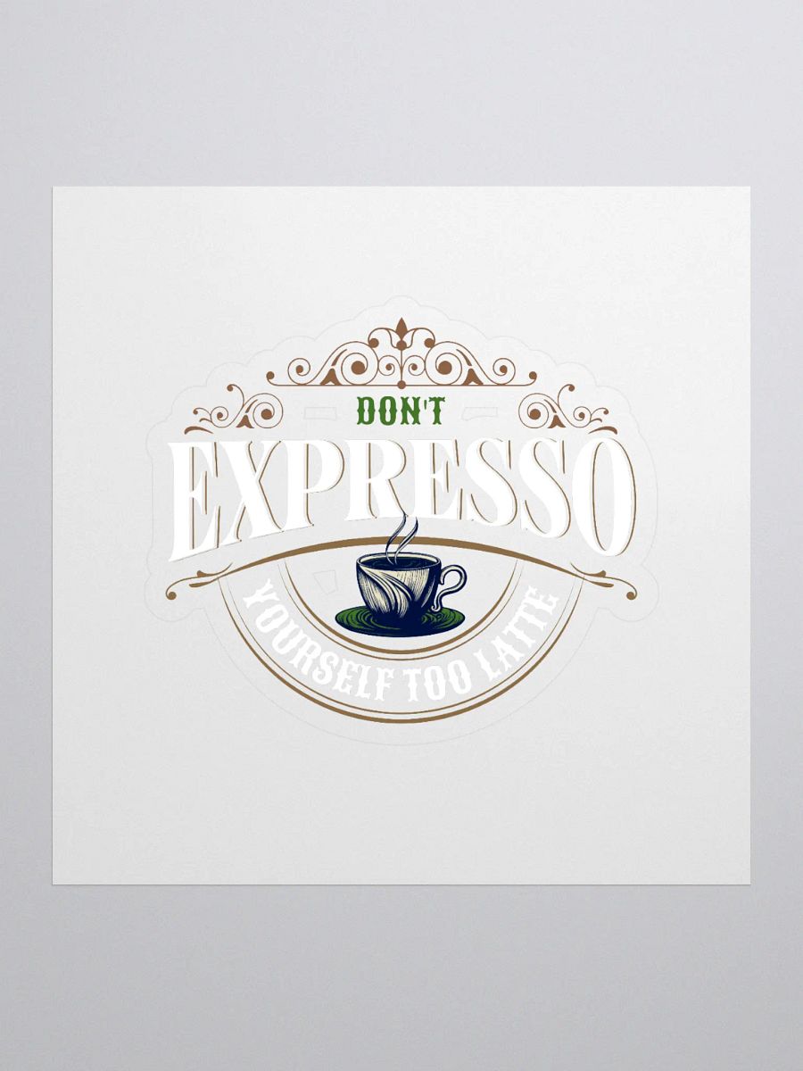 Vintage Expresso Cafe Stickers product image (1)