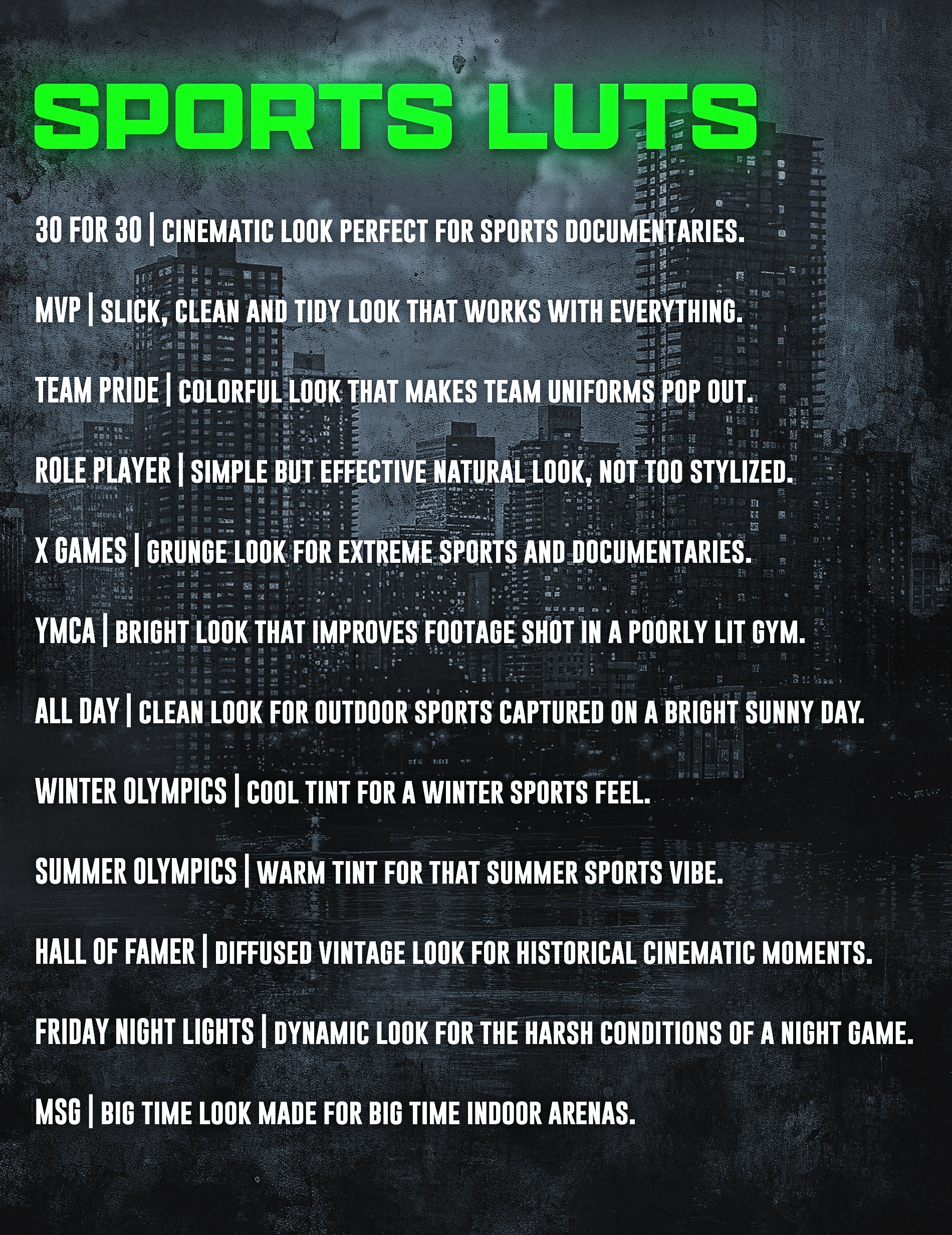 Ultimate Sports Editing Bundle product image (5)