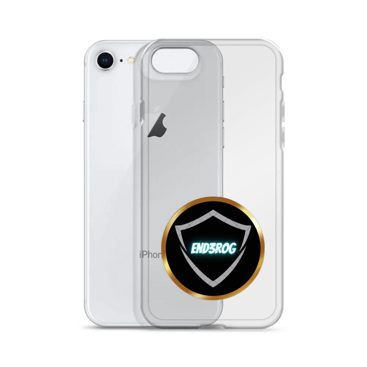 Glowing Shield Logo Clear iPhone Case product image (328)