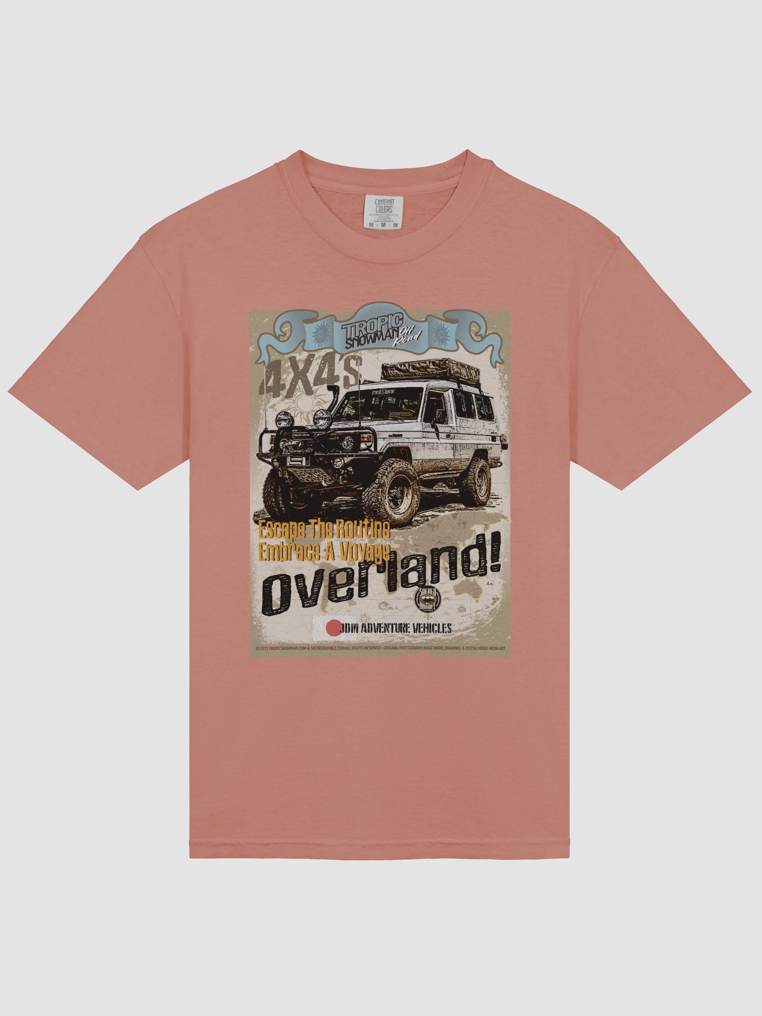 Sacred Rumble - 4X4 Land Cruiser - Overland Tee - xTS product image (83)
