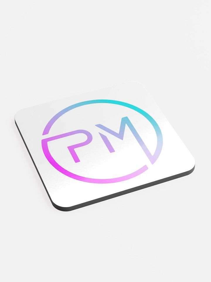 Gradient PM Logo Cork Coaster product image (2)