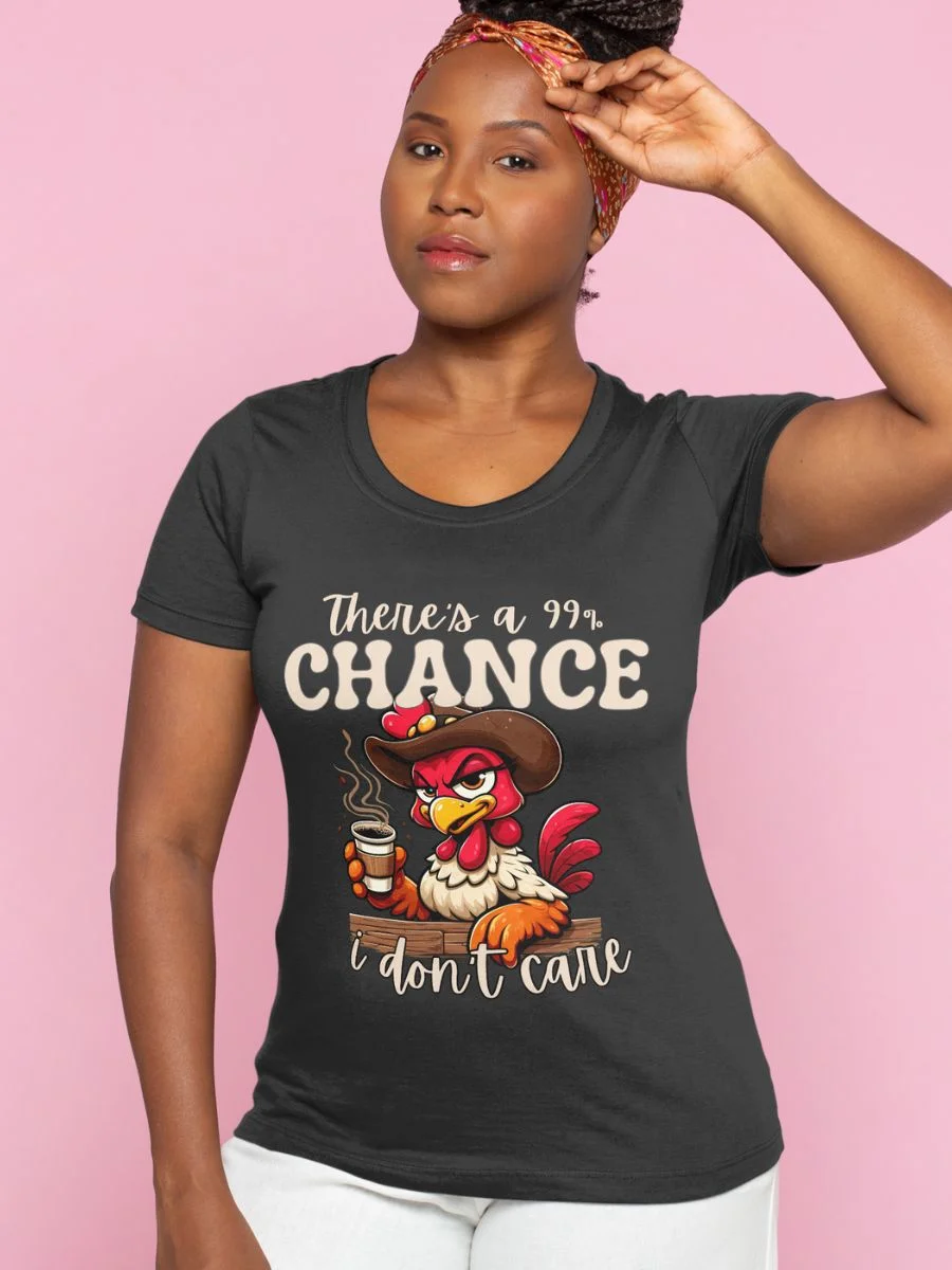 Funny Sarcastic 'I Don't Care' Relaxed Fit T-Shirt product image (1)