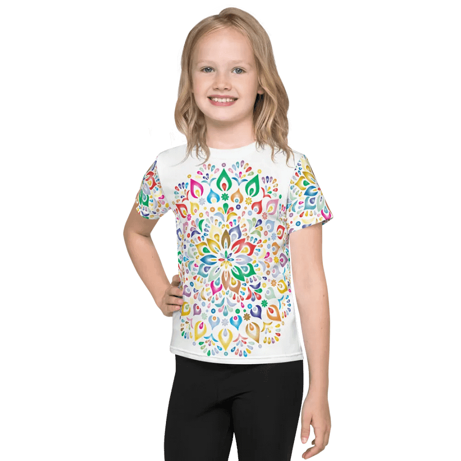 Kaleidoscopic Harmony Kids T-Shirt product image (1)