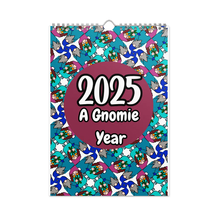 2025 A Gnomie Year Coloring Calendar-Physical product image (1)