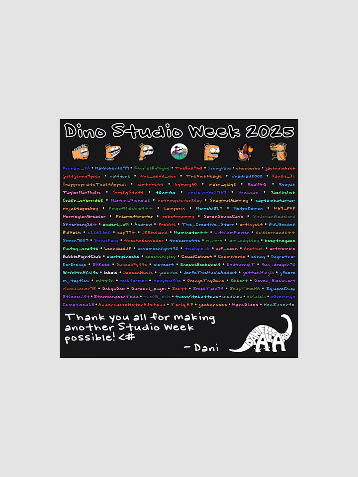 Studio Week 2025 Digital Thank You Card product image (1)