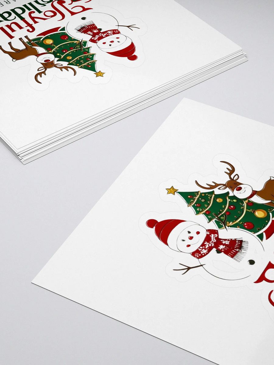 Joyful Holidays Kiss Cut Stickers product image (4)