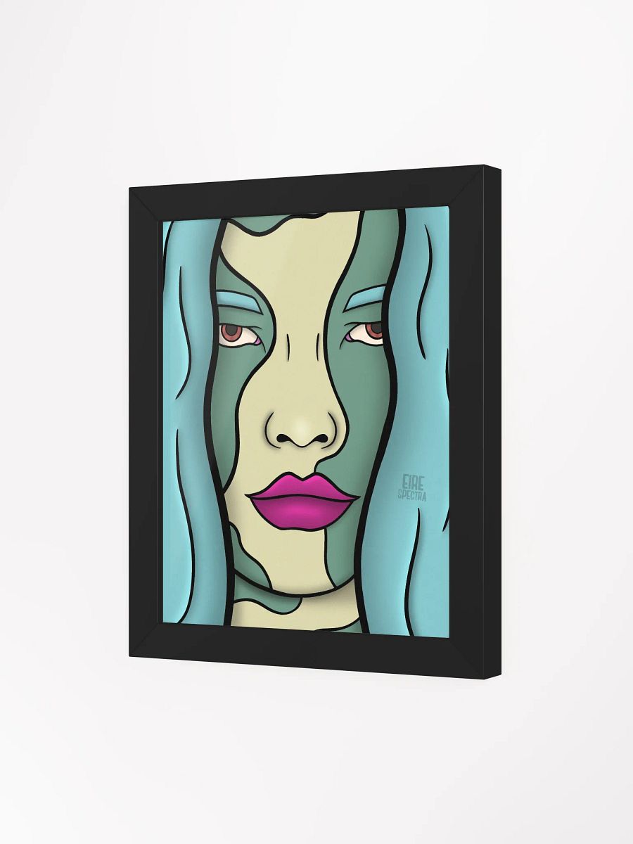 Tired blue framed poster product image (3)