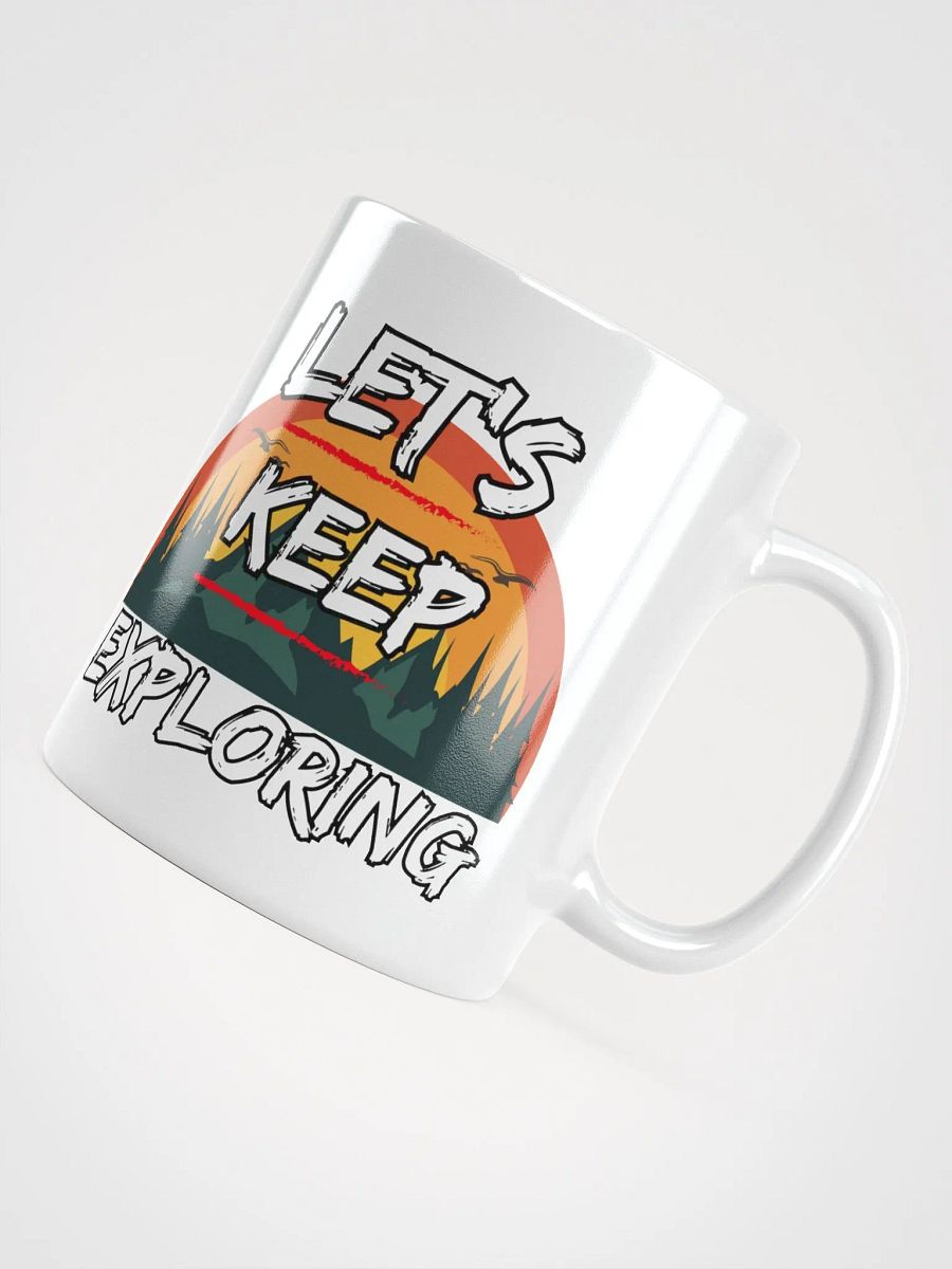 Let's Keep Exploring Camping White Mug product image (11)