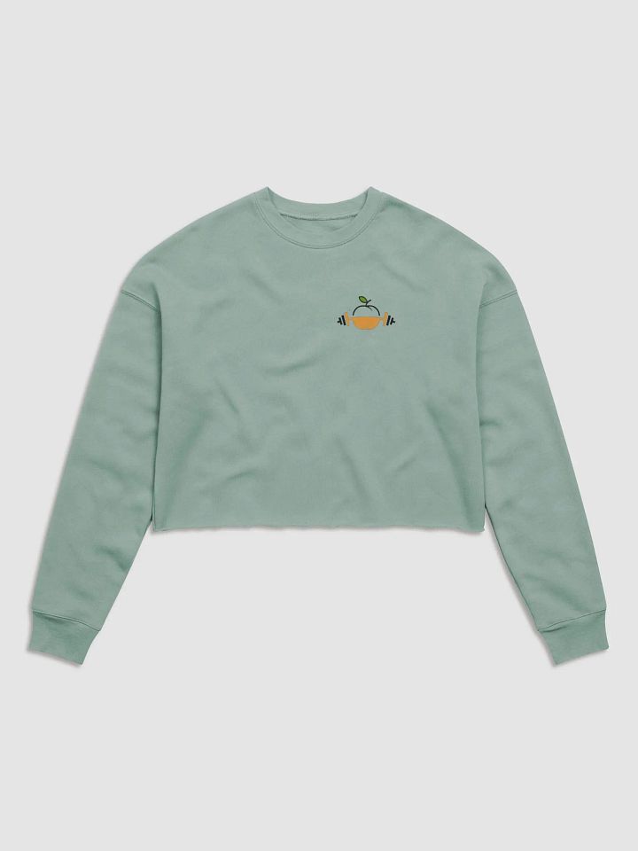 Premium Fleece Crop Sweat (Black Logo) product image (2)