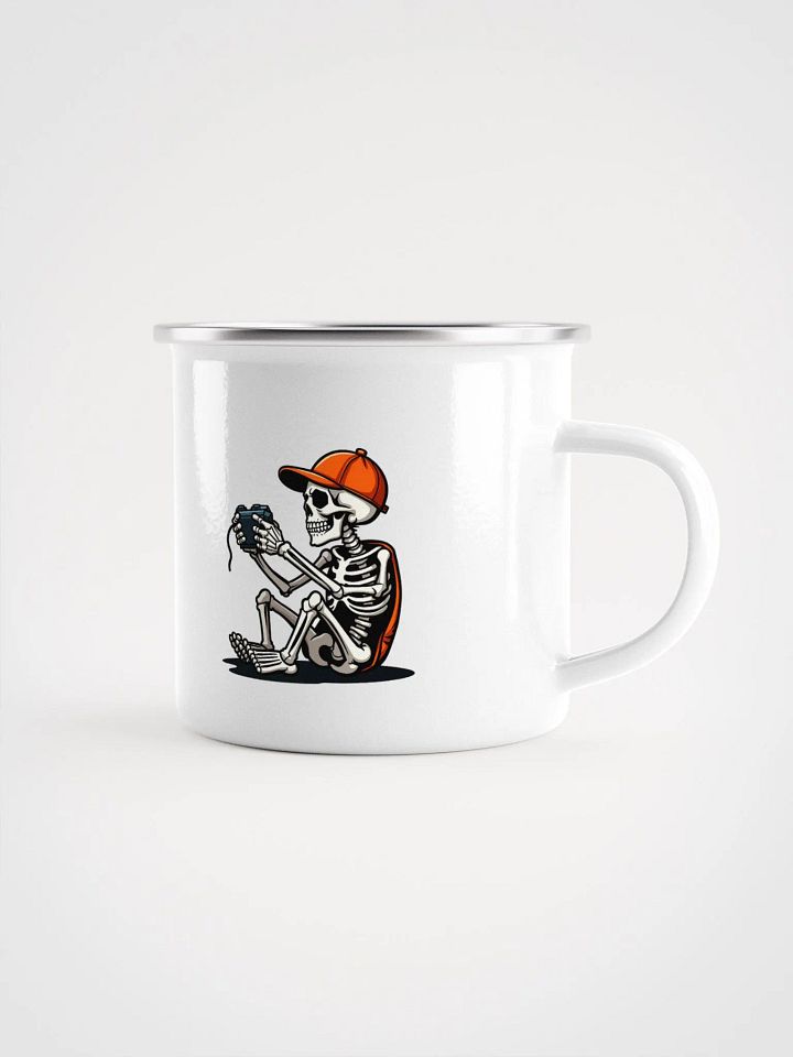Skeleton Gamers Enamel Mug product image (1)