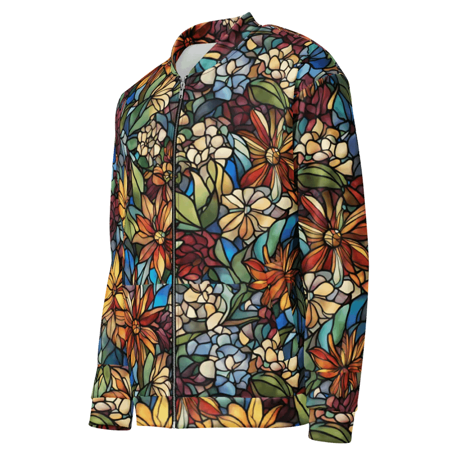 Phantasmagorical Floral Fiesta Bomber Jacket product image (4)