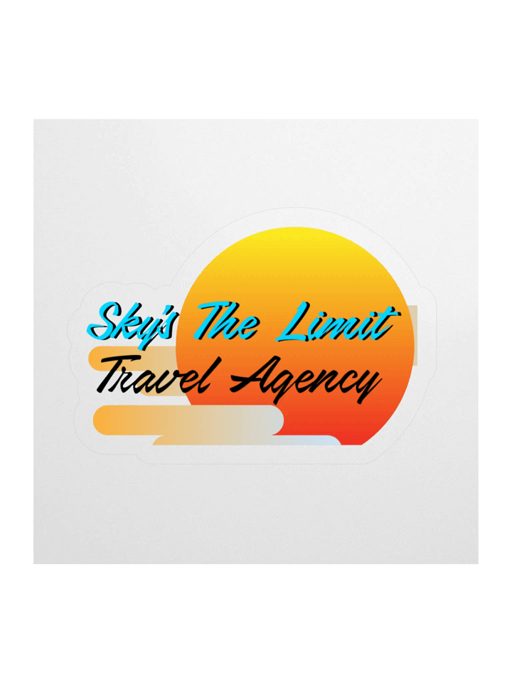 Sky's The Limit Travel Agency Sticker product image (1)