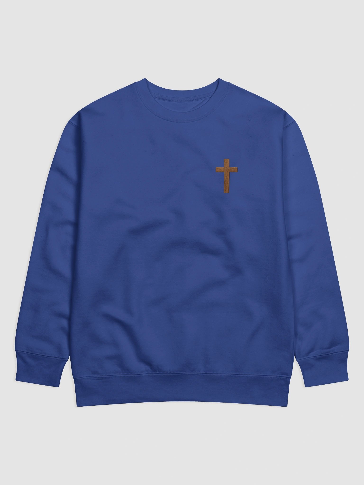 Be Still - Psalm 46:10 Bible Verse Sunset Mountain Design Crewneck product image (2)
