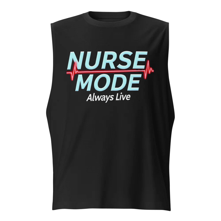 Heartbeat Nurse Mode Muscle Tank product image (1)