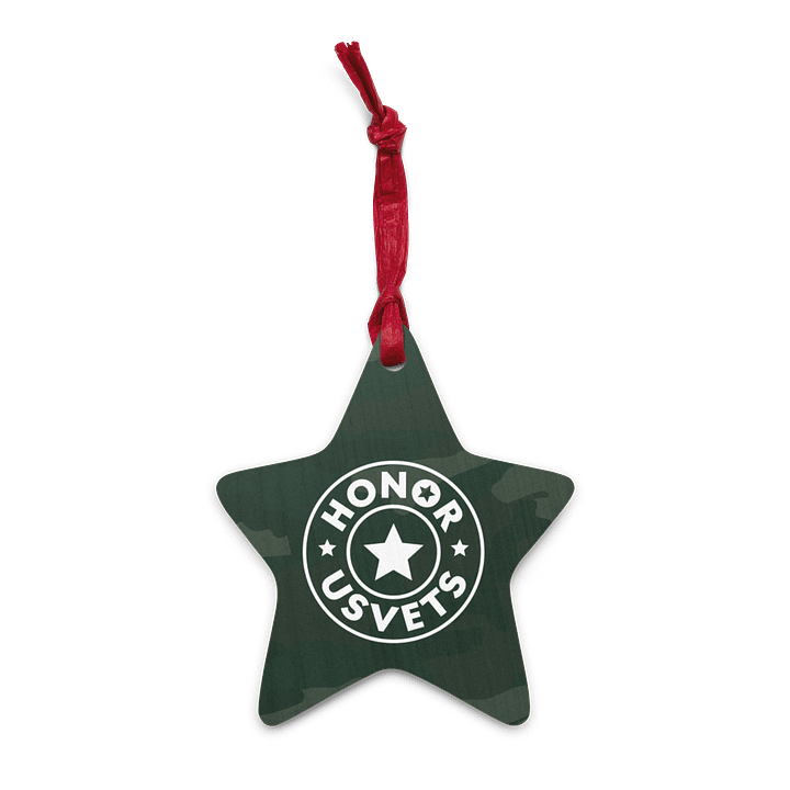 HONORUSVETS - GREEN STAR ORNAMENT product image (1)