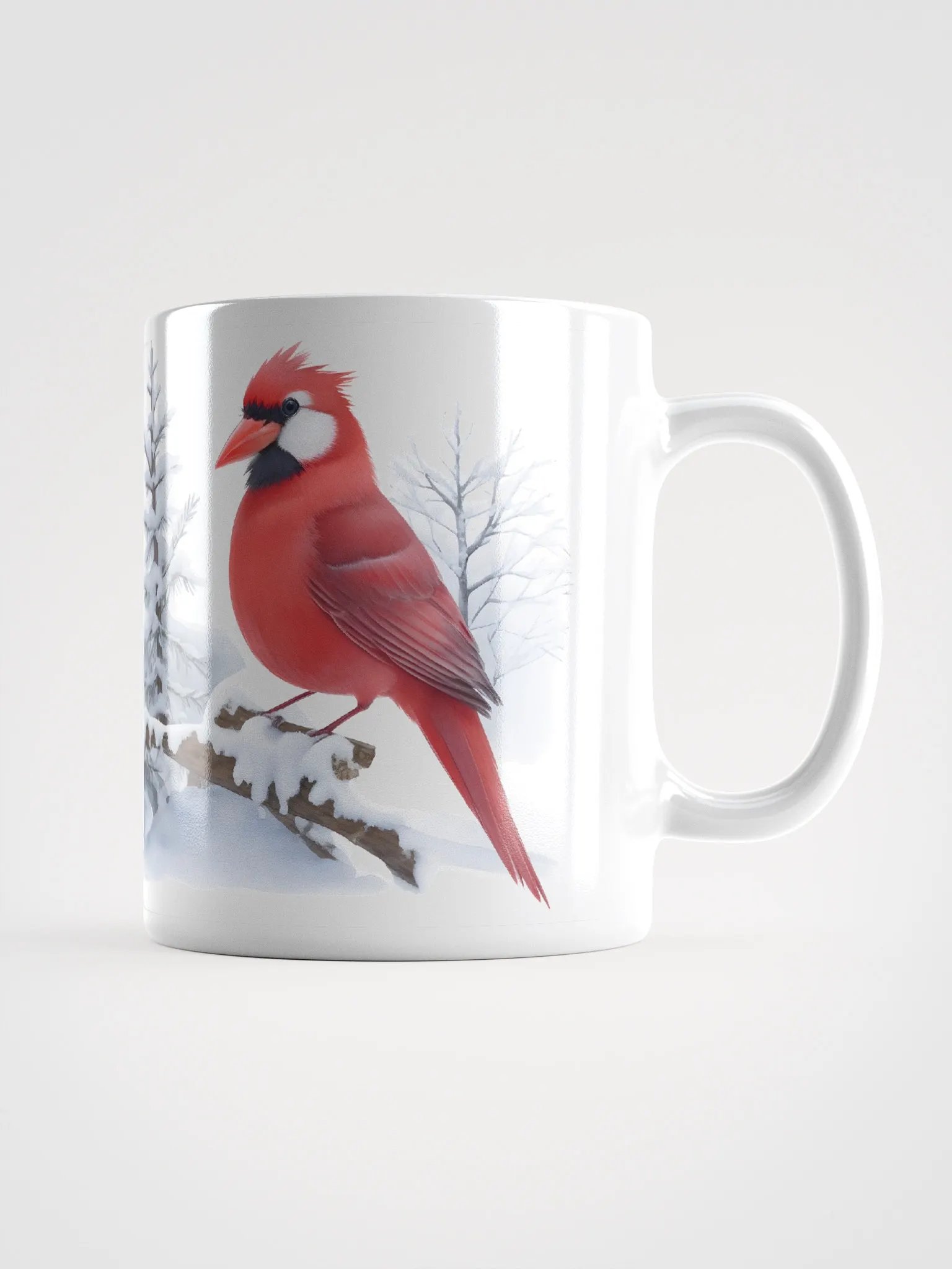 Symmetrical Cardinals Winter Mug product image (1)