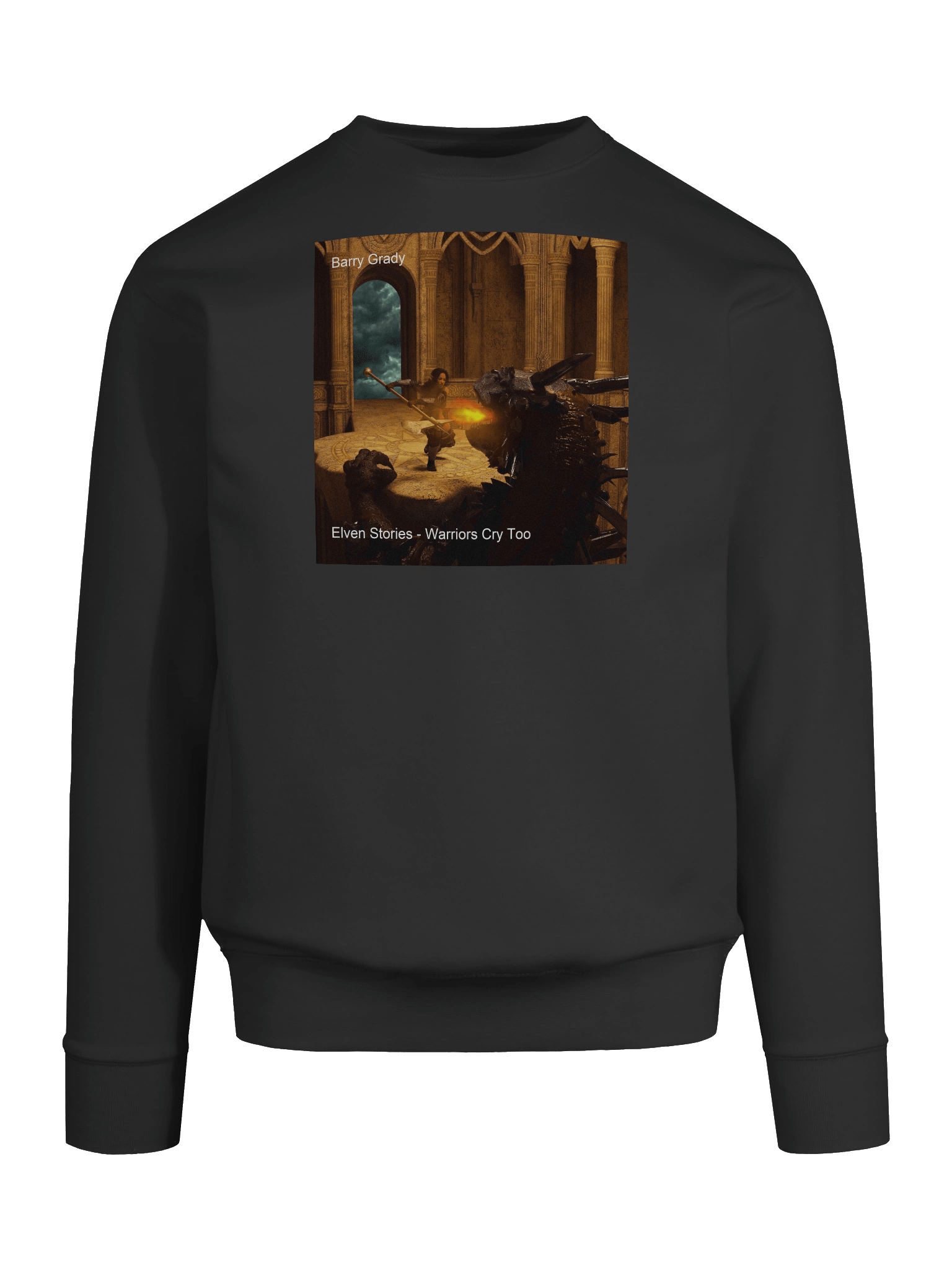 'Elven Stories - Warriors Cry Too' Premium Sweatshirt product image (98)