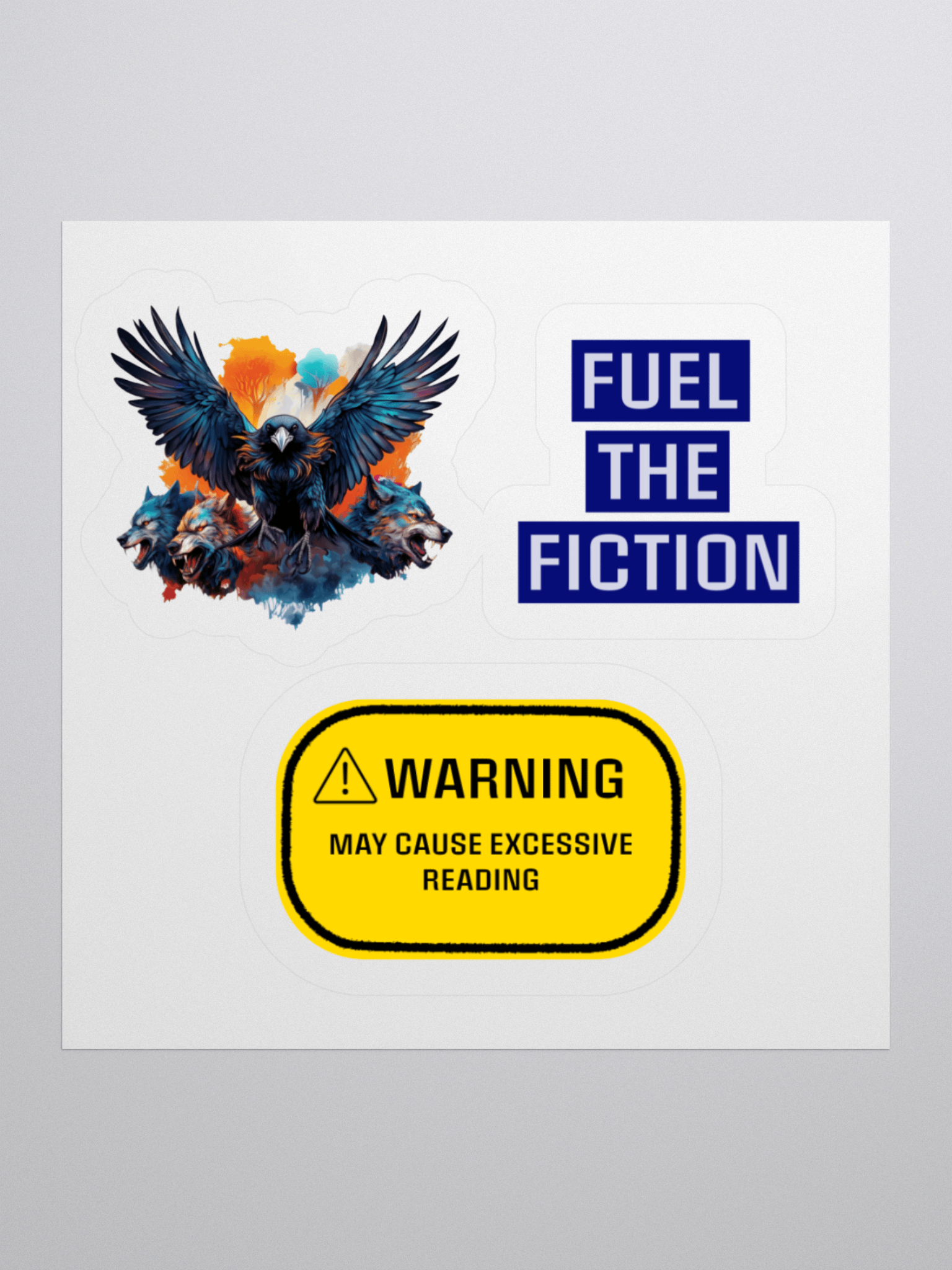 Wolves and Raven stickers product image (1)