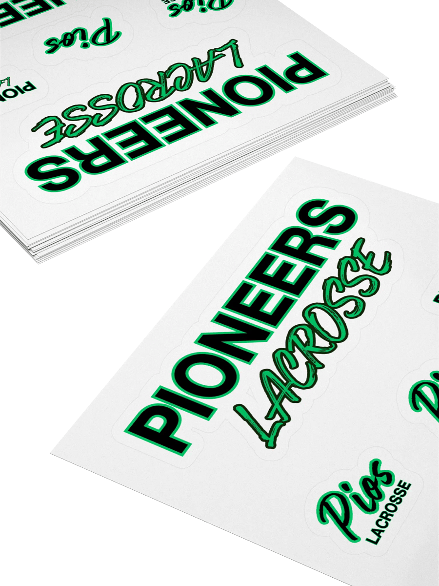 Pioneers Lacrosse Kiss-Cut Sticker Pack product image (4)
