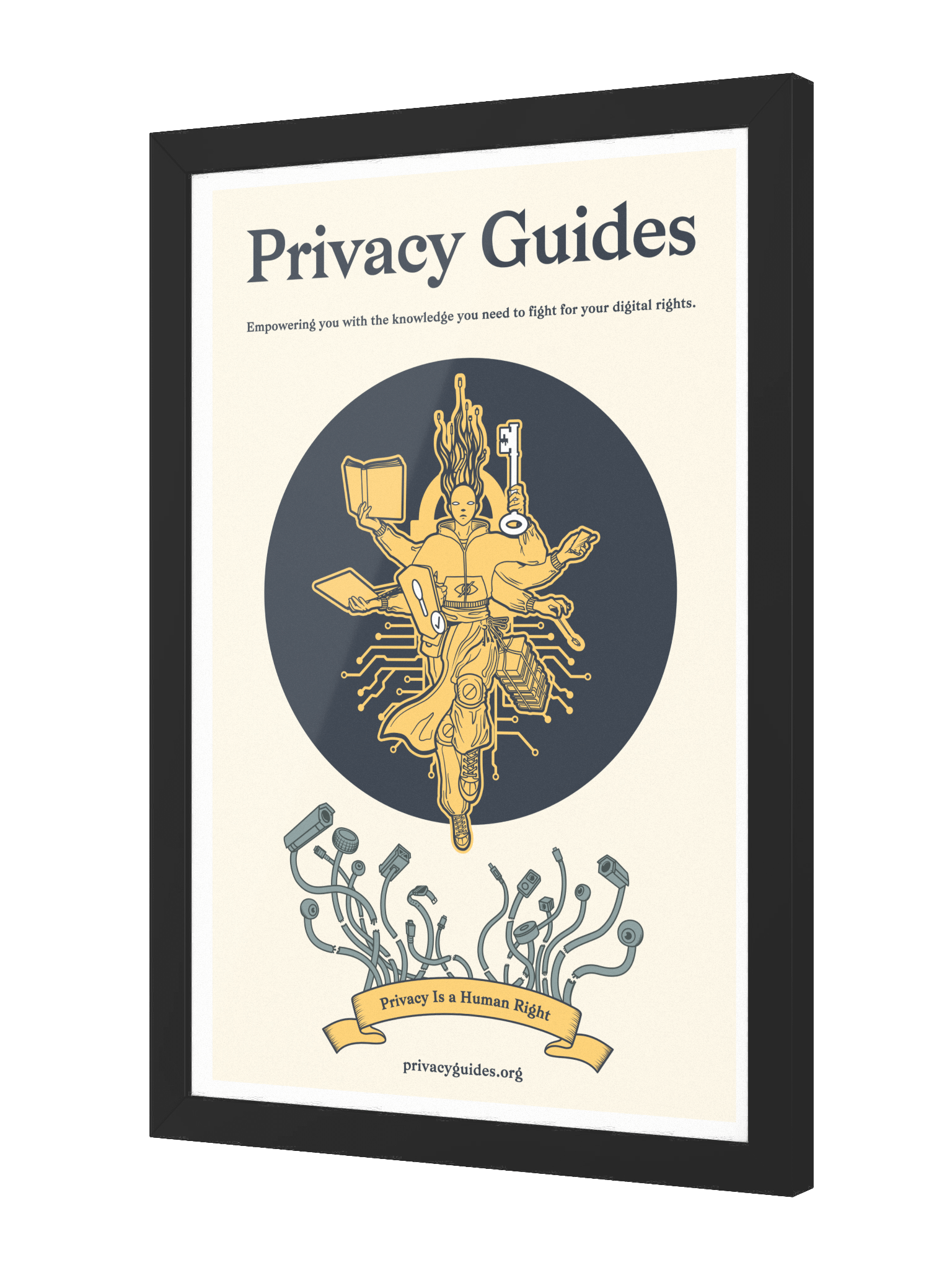 Defender of Privacy - Framed Poster product image (2)