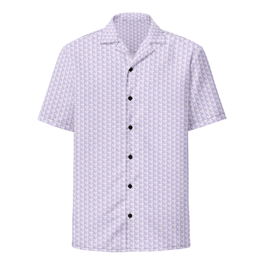 Syn-Stripe Purple/White Button Up product image (1)