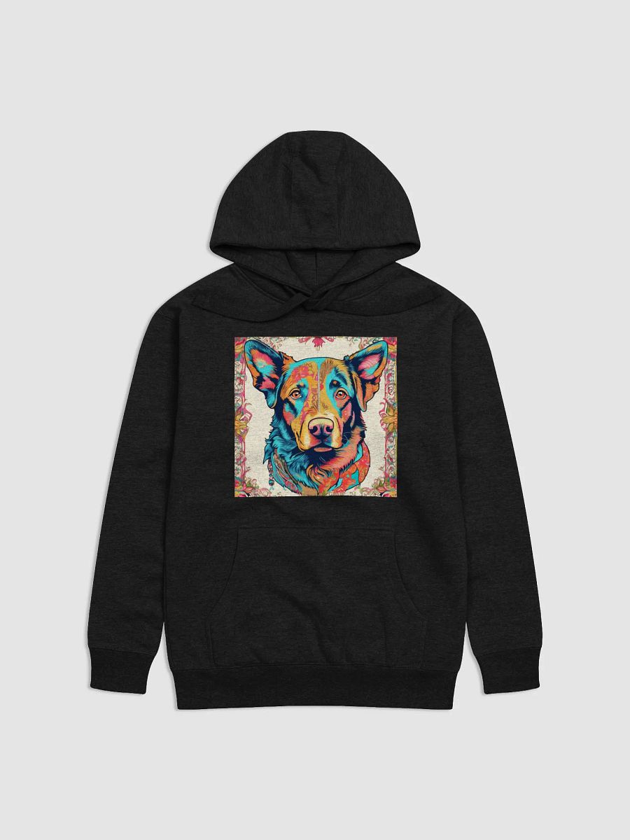 Vibrant Dog Portrait Unisex Hoodie product image (8)