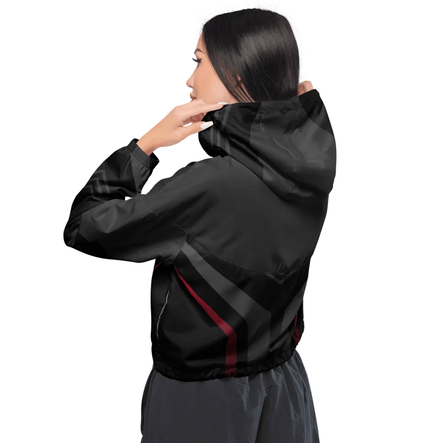 Bulfuzq | All-Over Print Women's Cropped Windbreaker product image (3)