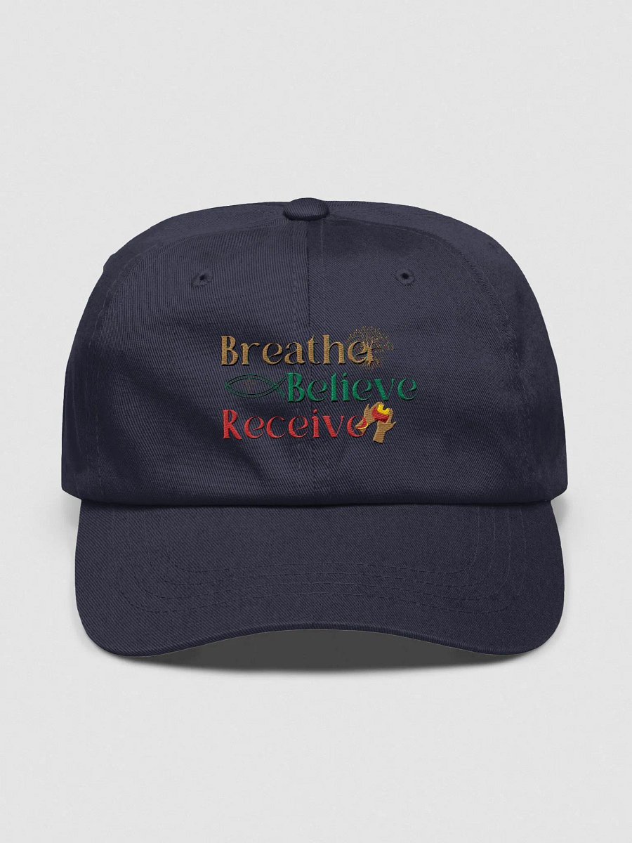 Breathe Believe Receive Yupoong Classic Dad Hat, Inspirational Motivational, Self-Affirmation, Positive Vibes, Gift Idea product image (1)
