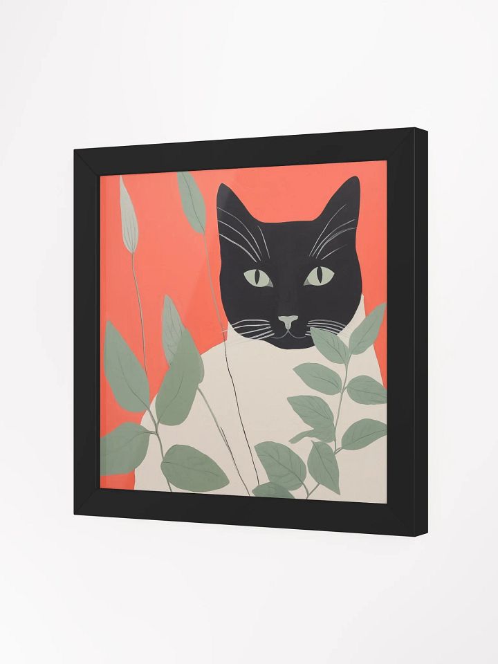 Contemplative Cat Framed Matte Poster product image (10)