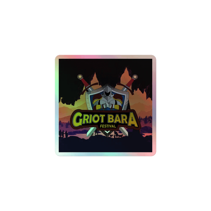 Griot Bara Holographic Sticker product image (1)