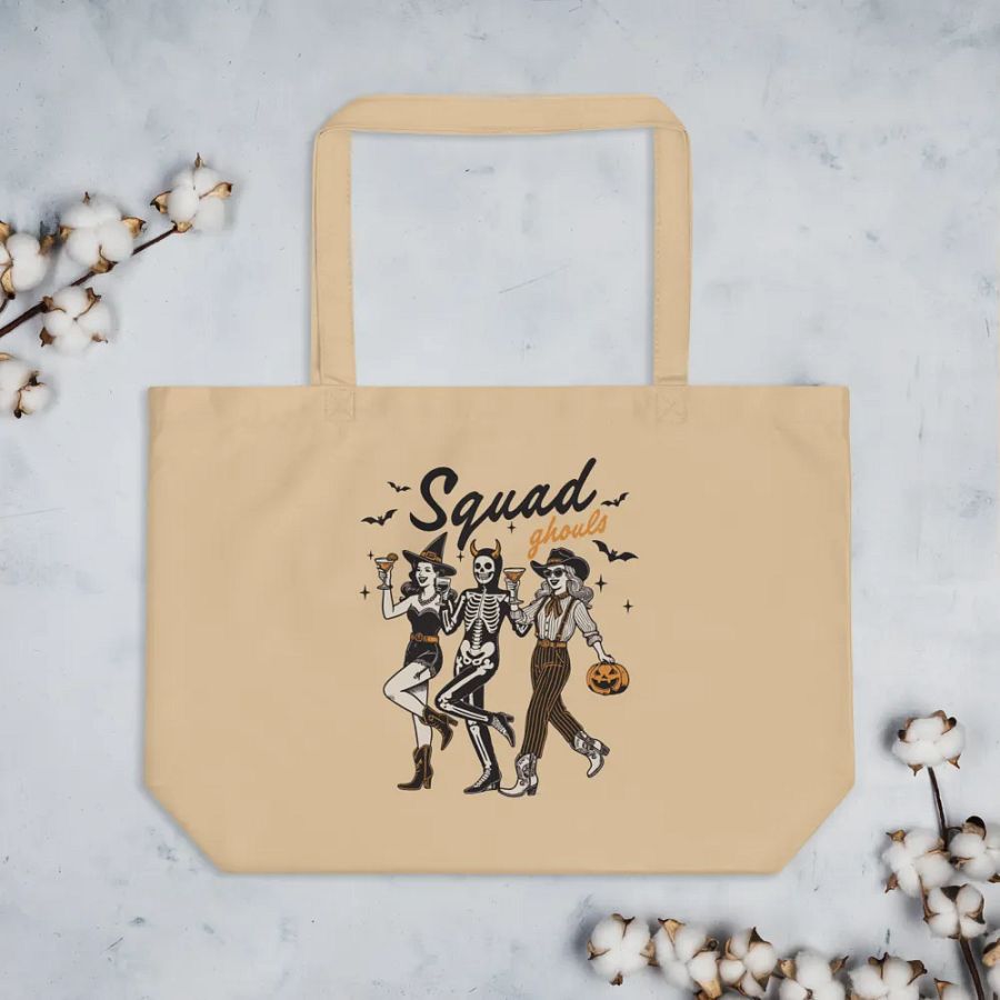 Squad Ghouls Halloween Tote Bag product image (3)