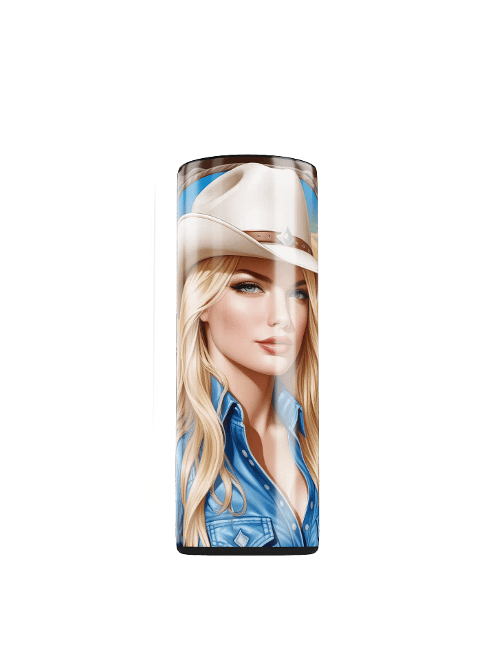 Beautiful Cowgirl 20 oz Skinny Stainless Steel Tumbler - v3 product image (1)