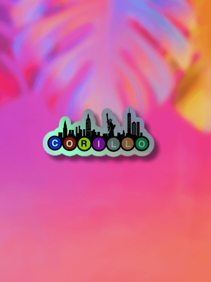City Connect Holographic Sticker product image (1)