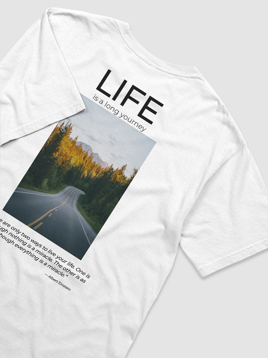 sketch. Albert Einstein Life Quote tee product image (6)