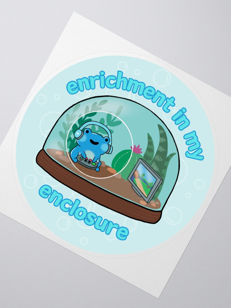 Enrichment in My Enclosure Sticker product image (2)