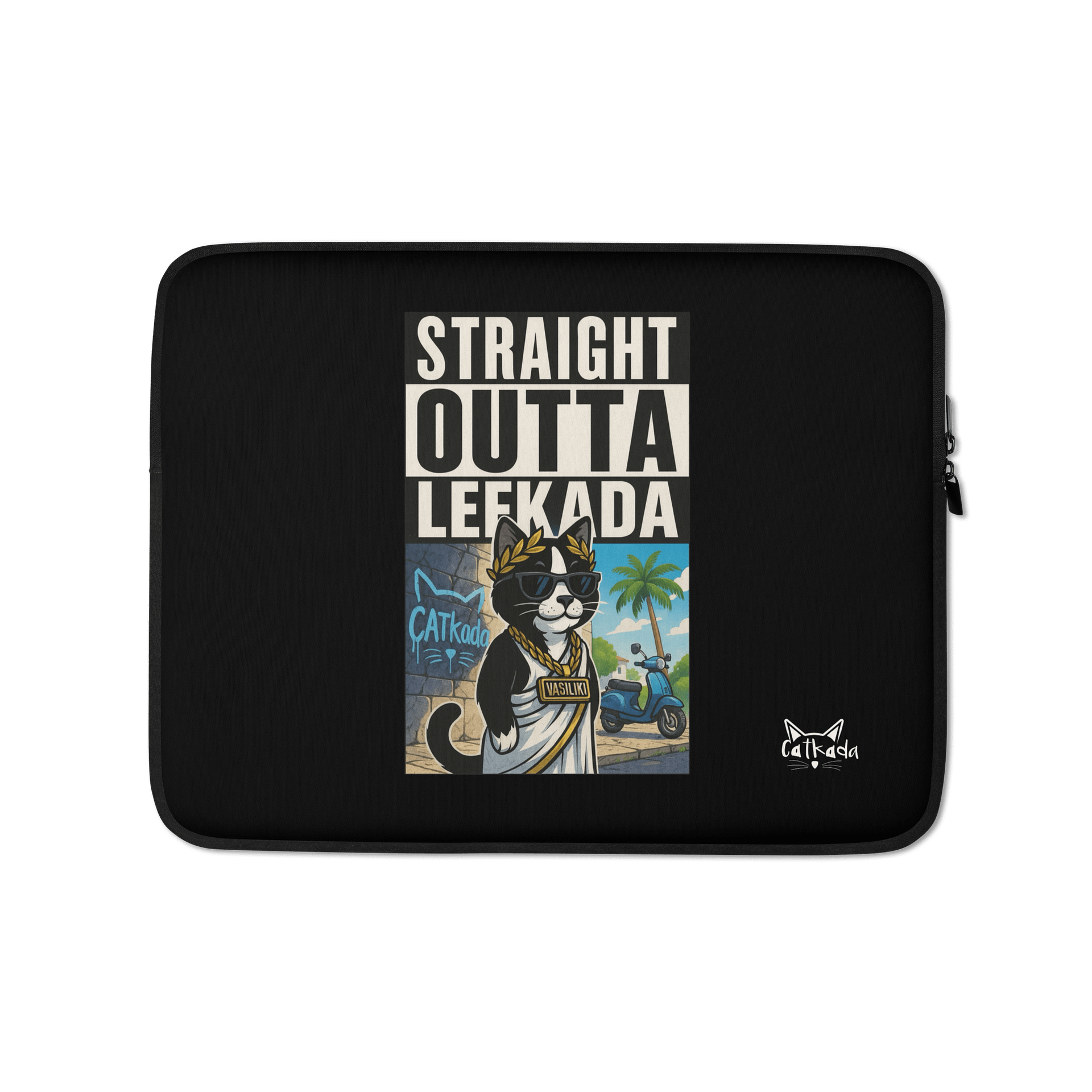 STRAIGHT OUTTA LEFKADA LAPTOP CASE product image (1)