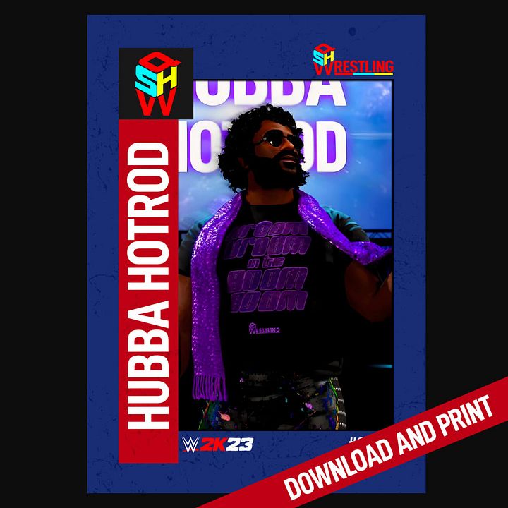 HUBBA HOTROD QSHW COMMEMORATIVE TRADING CARD - WWE2K23 product image (1)